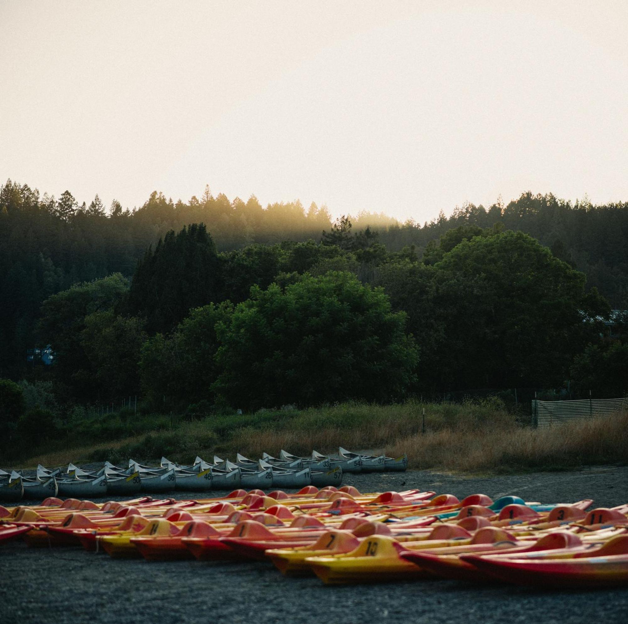 Johnson'S Beach Cabins And Campground Guerneville Exterior foto